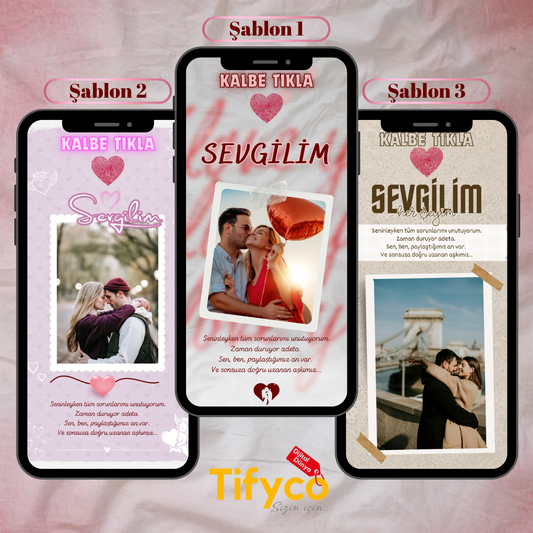 Sevgiliye Özel Web Sitesi Yaptır ❤️ + QR Giriş  Kodu Hediye 🎁