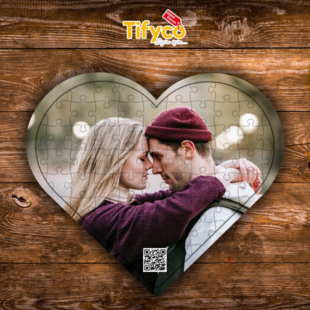 Aşkın Bulmacası ❤️ Sevgililere Özel QR Kodlu Video Puzzle🎁